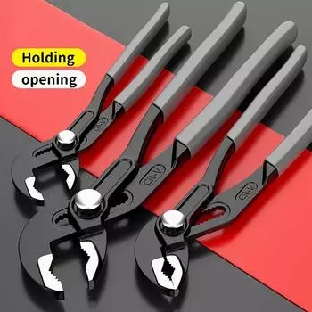 1 шт. Клещи для водяных насосов, быстросъемные сантехнические клещи, трубный ключ, регулируемые клещи для хомутов водопроводных труб, бытовые ручные инструменты, многофункциональные