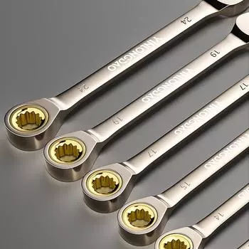 1 шт. ключ гаечный гибкий золотой храповой ключ динамометрические универсальные гаечные ключи для ремонта автомобиля инструменты метрический ручной инструмент