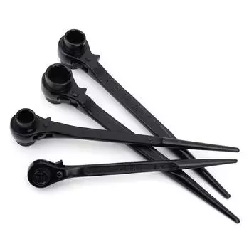 1 шт. ключ с храповым механизмом длиной 240-415 мм для обслуживания автомобиля 19-22mm