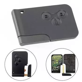 1 шт. ключ со смарт-картой 3 кнопки 433 МГц для RENAULT Scenic 2003-2008 практичный