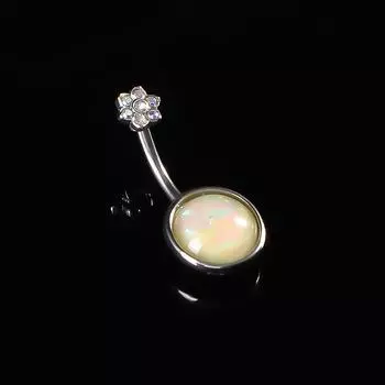 1 шт. кольца для пупка в форме бабочки, ювелирные изделия из нержавеющей стали, пирсинг пупка, штанга, милые кольца для живота для женщин и девочек as the picture