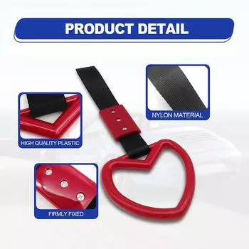 1 шт. Кольцо Предупреждение в машине Поезд метро Автобус Ручка Ремешок для подтягивания Форма сердца Красный