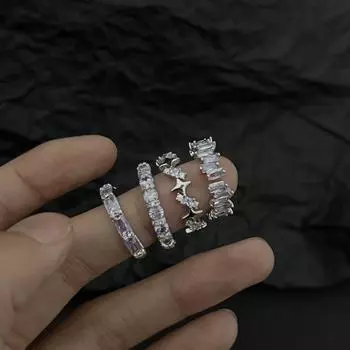 1 шт. кольцо с цирконом, роскошные индивидуальные женские простые модные кольца с овальным цирконом, свадебные украшения, подарки