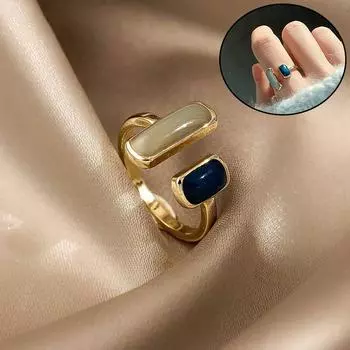 1 шт., кольцо, женское модное кольцо, ювелирное изделие, женское классическое кольцо, небольшой дизайн 17mm золотой
