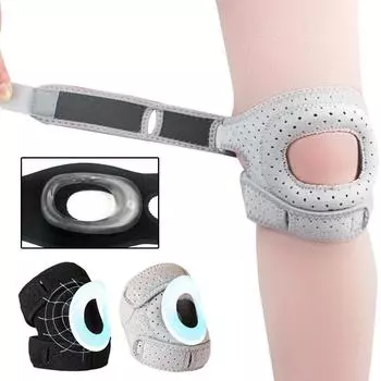 1 шт. коленный бандаж для коленной чашечки от боли в колене, компрессионный рукав от боли и поддержки при артрите, наколенник для тренировки и подушечки SM