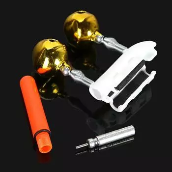 1 шт. колокольчик с двойной головкой для метания удочки, электронная удочка, светящаяся палка, светодиодная вспышка, съемная водонепроницаемая ночная снасть