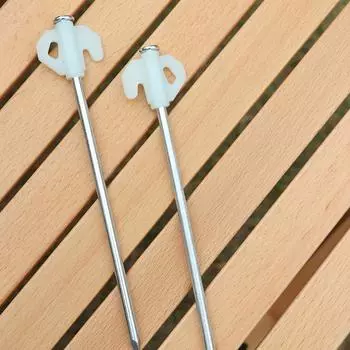 1 шт. колышек для палатки, колышки для палатки, колышки для палатки, прочный фиксатор для троса для кемпинга на открытом воздухе, высокопрочные аксессуары для палаток 20cm белый