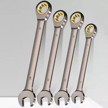 1 шт. комбинированный метрический ключ с трещоткой 6-32 мм, многофункциональный ключ с трещоткой, набор инструментов, универсальный гаечный ключ, инструменты для ремонта автомобиля 22mm