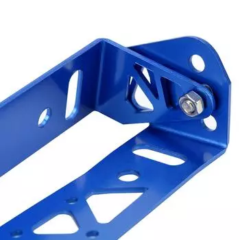 1 шт. Комплект кронштейнов для номерного знака автомобиля, 6 цветов, регулируемый наклон, алюминиевый держатель номерного знака, мобильная рамка номерного знака, общий автомобиль золотой