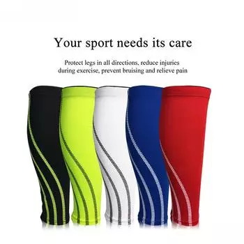 1 шт. комплект наколенника для бега, голени, компрессионный рукав для восстановления кровообращения для мужчин и женщин M
