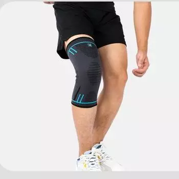 1 шт., компрессионные наколенники, эластичные дышащие наколенники, пружины, защита для спортзала, баскетбола, волейбола, бега M