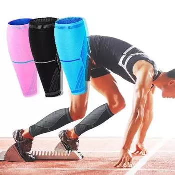 1 шт., компрессионные рукава для бегунов, велосипедистов и икр для мужчин и женщин-компрессионные рукава для ног и голени-шина для голени, средство для кровообращения и восстановления M