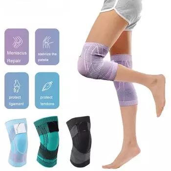 1 шт., компрессионный бандаж на колено для лечения артрита, разрыва мениска, облегчения боли в суставах, наколенник, поддержка для мужчин и женщин S