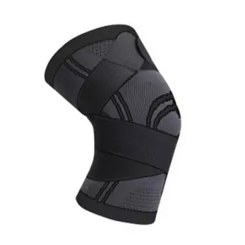 1 шт. компрессионный протектор колена, подходящий для поддержки спортивных суставов, безопасная вязка, дышащая и высокоэластичная защита колена L