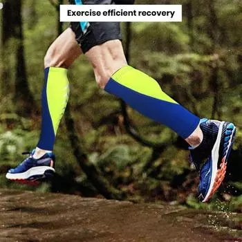 1 шт., компрессионный рукав для голени для женщин и мужчин, эластичный футбольный спортивный щиток для голени, ударопрочный и предотвращающий столкновения, защитный механизм для икры для M черный белый