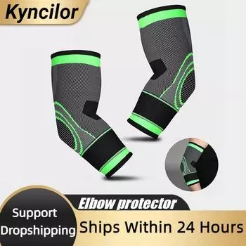 1 шт. компрессионный рукав для поддержки руки, локтевой бандаж, протектор для тяжелой атлетики, артрита, волейбола, тенниса, бандаж для руки M