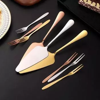 1 шт. Кондитерские инструменты из нержавеющей стали, набор ножей для свадебного торта, нож для пиццы из розового золота, аксессуары для выпечки, кухонные ножи