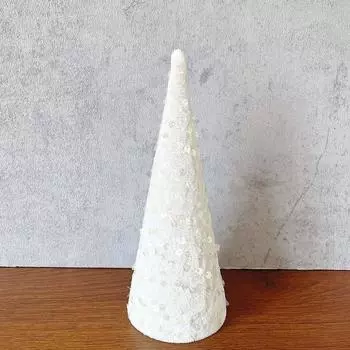 1 шт. Конические реквизиты Мини-блестящая елка Вечеринка Рождественские елочные украшения Рождественские настольные елочные украшения День святого Валентина 10cm белый