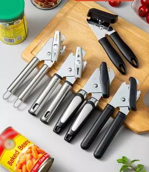 1 шт. консервный нож ручной многофункциональный электрический консервный нож из нержавеющей стали открывалка для консервных банок кухонный консервный нож бытовой консервный нож