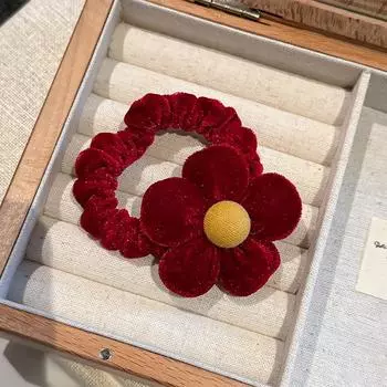 1 шт. конский хвост прекрасный новогодний изящный конский хвост веревка для волос красная повязка на голову бант аксессуары для волос