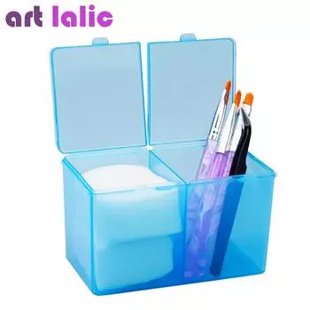 1 шт., контейнер для дизайна ногтей, салфетки, хлопковая коробка для хранения, 3 цвета, инструменты со стразами, щетки для ногтей, ручки, файлы, витрина, органайзер, держатель чистый