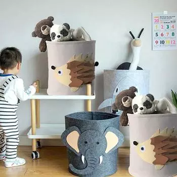 1 шт. контейнер для хранения инструментов, войлочный ящик для хранения игрушек, ведро для хранения