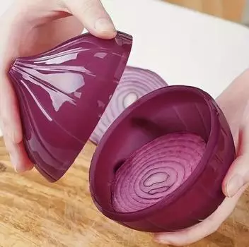 1 шт. Контейнер для хранения свежести лука Onion Keeper, сохраняющий свежесть продуктов питания, для сохранения свежести лука ARI фиолетовый