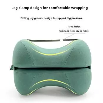 1 шт. Контурная подушка для ног и коленей для сна, охлаждающая подушка для ног из пены с эффектом памяти при ишиасе, болях в коленном суставе, помощь в выравнивании позвоночника 50x30cm темно-синий