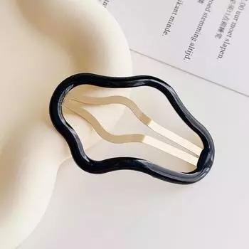 1 шт. Корейская Мода Заколка для Волос Формы Облаков Полые Зажимы для Волос Заколки-невидимки Женская Милая Однотонная Заколка Аксессуары для Волос Головной убор