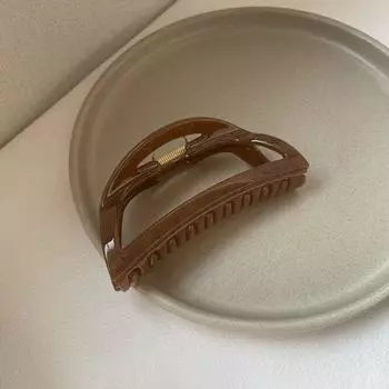 1 шт. Корейская модная заколка-зажим высокого класса, женская большая заколка-акула, заколка для волос, аксессуар для полукруглой заколки для волос