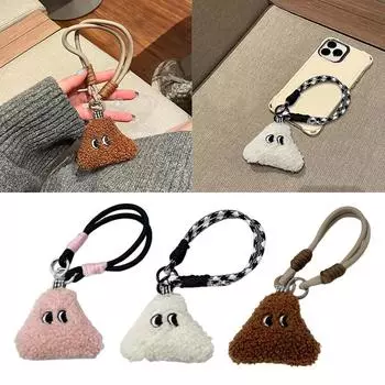 1 шт корейские милые украшения для девочек и женщин сумка подвески мультфильм мех плюшевый сыр браслет розовый
