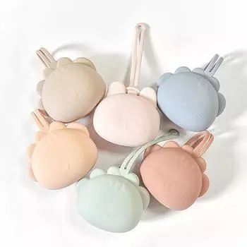 1 шт., коробка для хранения пустышек, силиконовый держатель для пустышек, контейнер, коробка, переносная пустышка для младенцев, силиконовая коробка для хранения пустышек