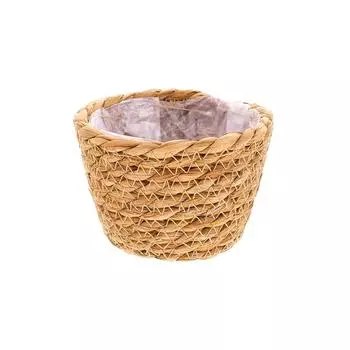 1 шт. корзина для растений, настольное украшение, соломенный плетеный модный цветочный горшок, ручная работа, плетение, внутренний декор, корзина для хранения в скандинавском стиле