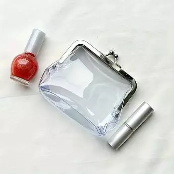 1 шт. кошелек для монет, клатч, сумка для ключей, повседневная прозрачная сумка для хранения, маленькая сумка