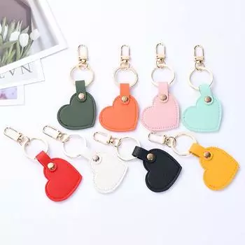 1 шт. кошелек подвеска автомобильный брелок сумка подвеска в форме сердца PU кожа модный держатель для ключей любовь брелок вечеринка подарок
