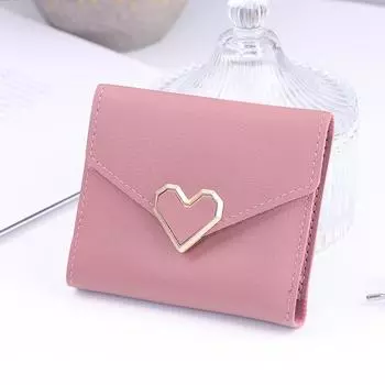 1 шт. Кошелек с сердечком для женщин, мини-кошелек для монет, карман для карт, клатч для девочек