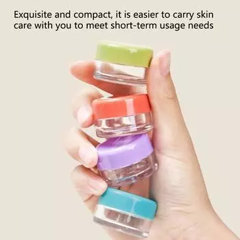 1 шт. косметическая банка 10 г маленькая пустая косметическая многоразовая бутылка пластиковая банка для теней для век макияж крем для лица горшок контейнер синий