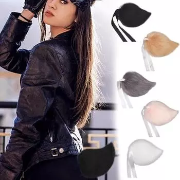 1 шт. Костюм для косплея, плюшевый кроличий хвост, девушка, кавайная лолита, вечеринка, комикс, сценическое представление серый