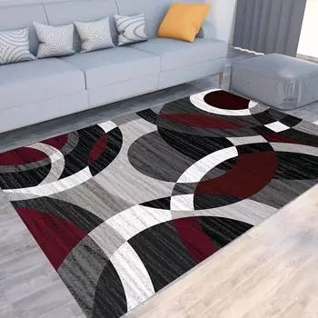 1 шт. ковер в стиле бохо, машинная стирка, винтажный, восточный, состаренный, нелиняющий, для гостиной, спальни, столовой, домашнего офиса, ковер, декор 40 x60