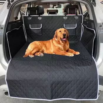 1 шт. коврик для багажника собаки, водонепроницаемый коврик для багажника автомобиля для собачьих сидений, устойчивый к царапинам и нескользящий коврик для багажника автомобилей, грузовиков чёрный