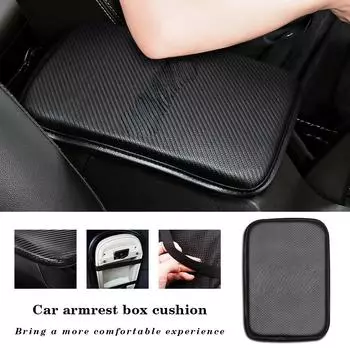 1 шт., коврик для центральной консоли, коврик для автомобильного подлокотника, многофункциональный защитный коврик, аксессуары для автомобильных сидений чёрный