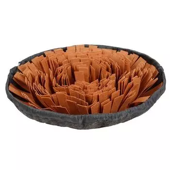 1 шт. Коврик для собак, игрушка-головоломка для домашних животных, обучающий коврик для обнюхивания, одеяло для кормления, коврик для снятия стресса у собак темно-коричневого