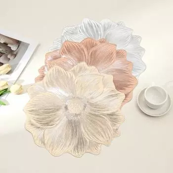 1 шт. Коврик для стола термостойкий анти-жаропрочный водонепроницаемый нескользящий моющийся штампованный коврик для домашнего декора