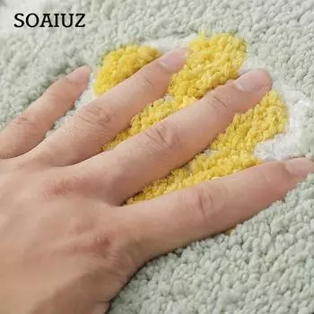 1 шт. коврик для ванной комнаты Flora, впитывающий и быстросохнущий кухонный напольный ковер, нескользящий и очень мягкий коврик для входной двери, для ванной комнаты, спальни, кухни 15.75*23.62inch