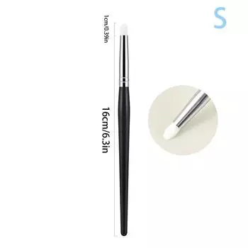 1 шт. козья шерсть коническая складка растушевка кисть детализированный макияж тени косметический инструмент Maquiagem растушевка кисти для макияжа глаз M