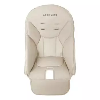 1 шт., кожаная подушка для детской коляски, детский обеденный стул, кожаный чехол из искусственной кожи, композитная губчатая подушка, детский чехол, чехол для сиденья, аксессуары бежевый