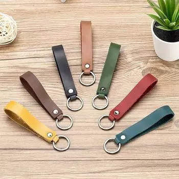 1 шт. кожаный брелок для ключей, деловой подарок, кожаный брелок для ключей для мужчин и женщин, ремень для ключей от машины, кошелек, брелки для ключей, шнурок для ключей с USB-накопителем зелёный