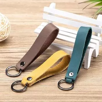 1 шт. кожаный брелок для ключей, деловой подарок, кожаный брелок для ключей для мужчин и женщин, ремень для ключей от машины, кошелек, брелки для ключей, шнурок для ключей с USB-накопителем хаки