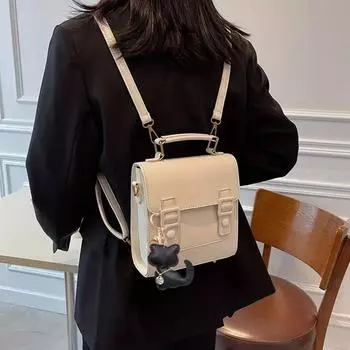 1 шт. кожаный кулон индивидуальный брелок для ключей красочный мультяшный кот милый автомобильный кулон брелок для ключей из искусственной кожи