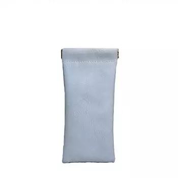 1 шт., кожаный ящик для хранения солнцезащитных очков, новый, сжимаемый сверху, портативный ящик для очков, подходит как для мужчин, так и для женщин оранжевый